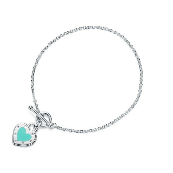 Sold Retired Tiffany Love Heart Toggle Bracelet - Picture 7 of 7